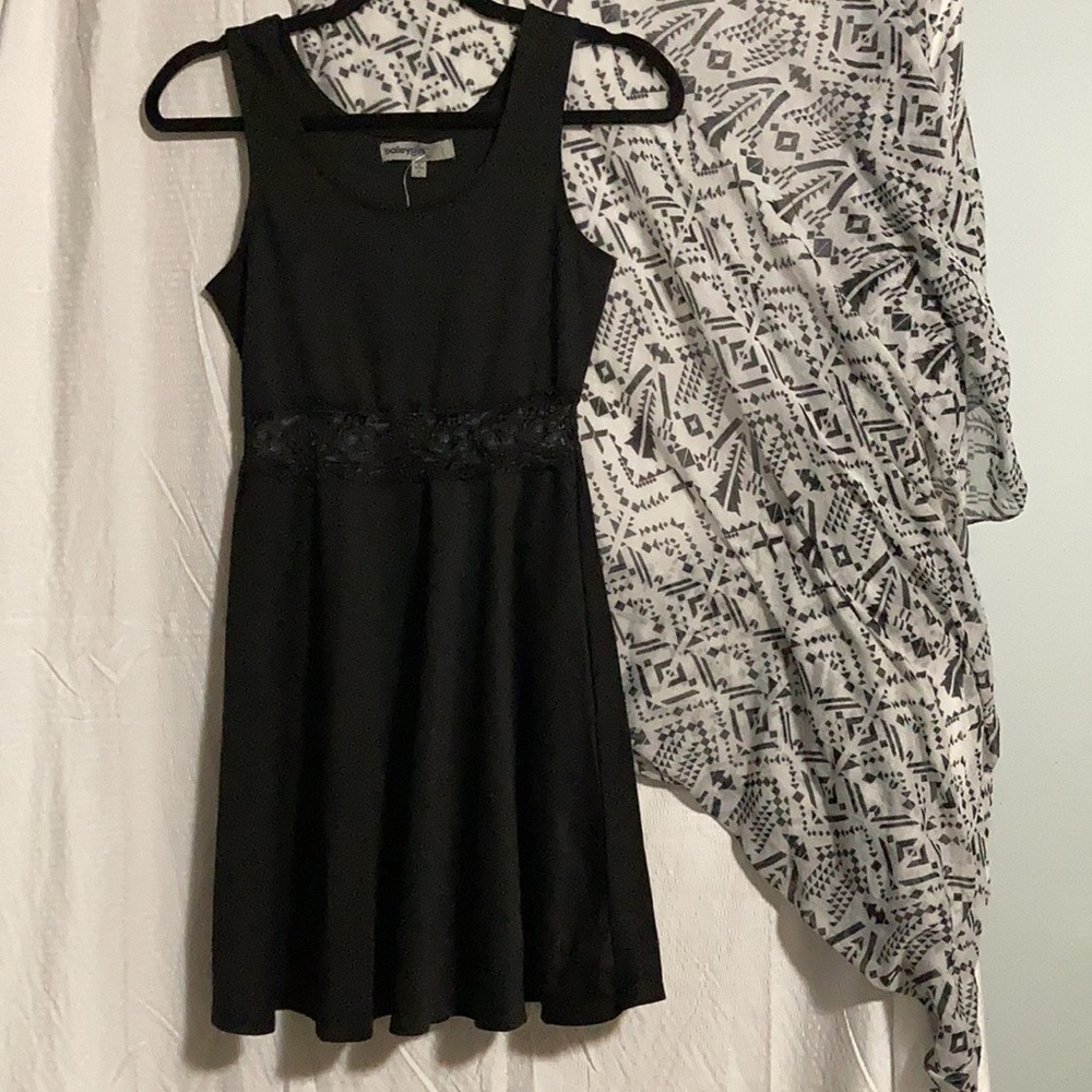 NWT - Bailey Girl - Elegant Black Party Dress - Picture 1 of 10
